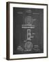 PP225-Chalkboard Orvis 1874 Fly Fishing Reel Patent Poster-Cole Borders-Framed Giclee Print