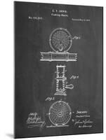 PP225-Chalkboard Orvis 1874 Fly Fishing Reel Patent Poster-Cole Borders-Mounted Giclee Print