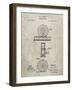 PP225-Sandstone Orvis 1874 Fly Fishing Reel Patent Poster-Cole Borders-Framed Giclee Print