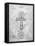 PP225-Slate Orvis 1874 Fly Fishing Reel Patent Poster-Cole Borders-Framed Stretched Canvas