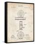 PP225-Vintage Parchment Orvis 1874 Fly Fishing Reel Patent Poster-Cole Borders-Framed Stretched Canvas