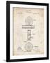 PP225-Vintage Parchment Orvis 1874 Fly Fishing Reel Patent Poster-Cole Borders-Framed Giclee Print