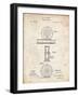 PP225-Vintage Parchment Orvis 1874 Fly Fishing Reel Patent Poster-Cole Borders-Framed Giclee Print