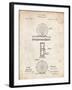 PP225-Vintage Parchment Orvis 1874 Fly Fishing Reel Patent Poster-Cole Borders-Framed Giclee Print