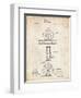 PP225-Vintage Parchment Orvis 1874 Fly Fishing Reel Patent Poster-Cole Borders-Framed Giclee Print