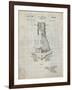 PP229-Antique Grid Parchment NASA Space Capsule 1959 Patent Poster-Cole Borders-Framed Giclee Print