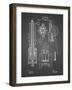 PP23 Black Grid-Borders Cole-Framed Giclee Print