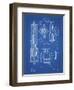 PP23 Blueprint-Borders Cole-Framed Giclee Print