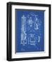 PP23 Blueprint-Borders Cole-Framed Giclee Print