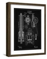 PP23 Vintage Black-Borders Cole-Framed Giclee Print