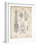 PP23 Vintage Parchment-Borders Cole-Framed Giclee Print