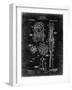 PP230-Black Grunge Robert Goddard Rocket Patent Poster-Cole Borders-Framed Giclee Print