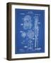 PP230-Blueprint Robert Goddard Rocket Patent Poster-Cole Borders-Framed Giclee Print