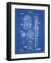 PP230-Blueprint Robert Goddard Rocket Patent Poster-Cole Borders-Framed Giclee Print