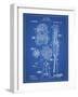 PP230-Blueprint Robert Goddard Rocket Patent Poster-Cole Borders-Framed Giclee Print