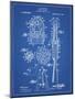 PP230-Blueprint Robert Goddard Rocket Patent Poster-Cole Borders-Mounted Giclee Print