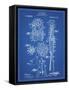 PP230-Blueprint Robert Goddard Rocket Patent Poster-Cole Borders-Framed Stretched Canvas