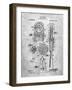 PP230-Slate Robert Goddard Rocket Patent Poster-Cole Borders-Framed Giclee Print