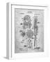 PP230-Slate Robert Goddard Rocket Patent Poster-Cole Borders-Framed Giclee Print