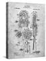 PP230-Slate Robert Goddard Rocket Patent Poster-Cole Borders-Stretched Canvas