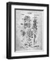 PP230-Slate Robert Goddard Rocket Patent Poster-Cole Borders-Framed Giclee Print