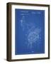 PP234-Blueprint Golf Bag Patent Poster-Cole Borders-Framed Giclee Print