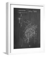 PP234-Chalkboard Golf Bag Patent Poster-Cole Borders-Framed Giclee Print