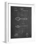 PP236-Chalkboard Training Spoon Patent Poster-Cole Borders-Framed Giclee Print