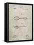 PP236-Sandstone Training Spoon Patent Poster-Cole Borders-Framed Stretched Canvas