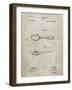 PP236-Sandstone Training Spoon Patent Poster-Cole Borders-Framed Giclee Print