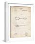 PP236-Vintage Parchment Training Spoon Patent Poster-Cole Borders-Framed Giclee Print