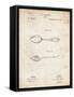 PP236-Vintage Parchment Training Spoon Patent Poster-Cole Borders-Framed Stretched Canvas