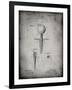 PP237-Faded Grey Vintage Golf Tee 1899 Patent Poster-Cole Borders-Framed Giclee Print