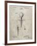 PP237-Sandstone Vintage Golf Tee 1899 Patent Poster-Cole Borders-Framed Giclee Print