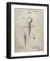 PP237-Sandstone Vintage Golf Tee 1899 Patent Poster-Cole Borders-Framed Giclee Print