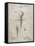 PP237-Sandstone Vintage Golf Tee 1899 Patent Poster-Cole Borders-Framed Stretched Canvas