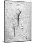 PP237-Slate Vintage Golf Tee 1899 Patent Poster-Cole Borders-Mounted Giclee Print