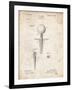 PP237-Vintage Parchment Vintage Golf Tee 1899 Patent Poster-Cole Borders-Framed Giclee Print