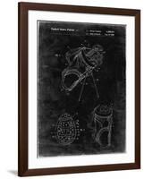 PP239-Black Grunge Golf Walking Bag Patent Poster-Cole Borders-Framed Giclee Print