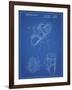 PP239-Blueprint Golf Walking Bag Patent Poster-Cole Borders-Framed Giclee Print