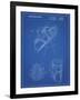 PP239-Blueprint Golf Walking Bag Patent Poster-Cole Borders-Framed Giclee Print