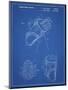 PP239-Blueprint Golf Walking Bag Patent Poster-Cole Borders-Mounted Giclee Print