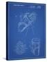 PP239-Blueprint Golf Walking Bag Patent Poster-Cole Borders-Stretched Canvas