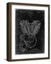 PP24 Black Grunge-Borders Cole-Framed Giclee Print