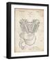 PP24 Vintage Parchment-Borders Cole-Framed Giclee Print