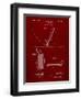 PP240-Burgundy Golf Wedge 1923 Patent Poster-Cole Borders-Framed Giclee Print