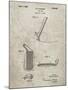 PP240-Sandstone Golf Wedge 1923 Patent Poster-Cole Borders-Mounted Giclee Print