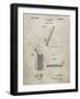 PP240-Sandstone Golf Wedge 1923 Patent Poster-Cole Borders-Framed Giclee Print