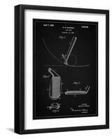 PP240-Vintage Black Golf Wedge 1923 Patent Poster-Cole Borders-Framed Giclee Print