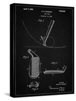 PP240-Vintage Black Golf Wedge 1923 Patent Poster-Cole Borders-Stretched Canvas